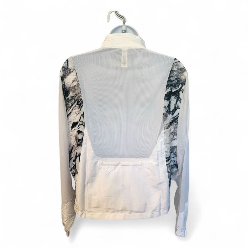 Zyia Active White Marble Mesh Jacket And Shoulder Bag Size Small — image 6 of 8